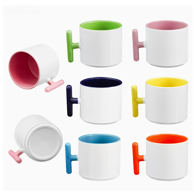 แก้วเซรามิคทรงตัวที 2 ชิ้น สำห - Sublimation Mug White บทวิจารณ์และราคา