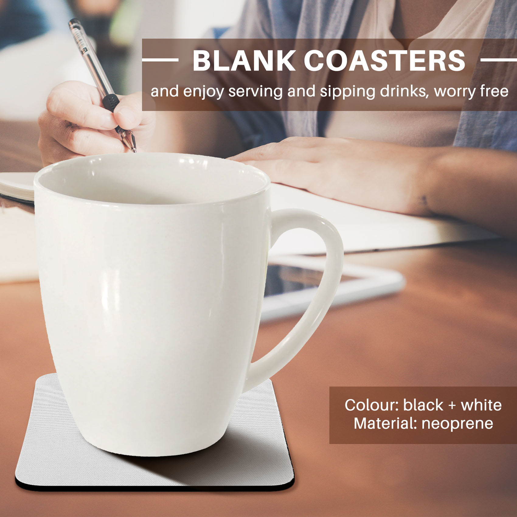 ✱ 35 ชิ้น แผ่นรองแก้วซับลิเมชั - Coaster Sublimation Blank บทวิจารณ์และราคา
