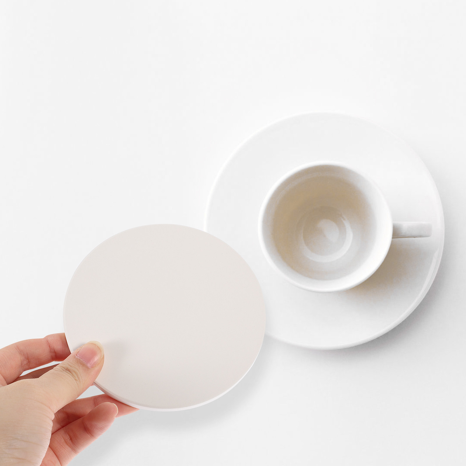 ชุดที่รองแก้วเซรามิกเปล่าสำหรั - Coaster Sublimation Blank บทวิจารณ์และราคา
